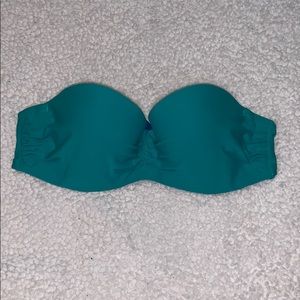 🌺Dark Teal Bandeau Bikini Top